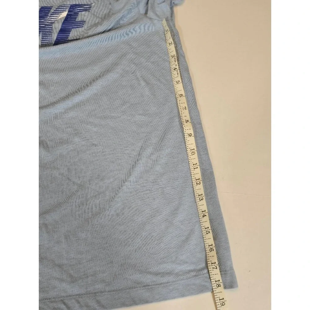 Nike The Nike Tee Dri-FIT T-Shirt‎ Athletic Training Blue White Size Large